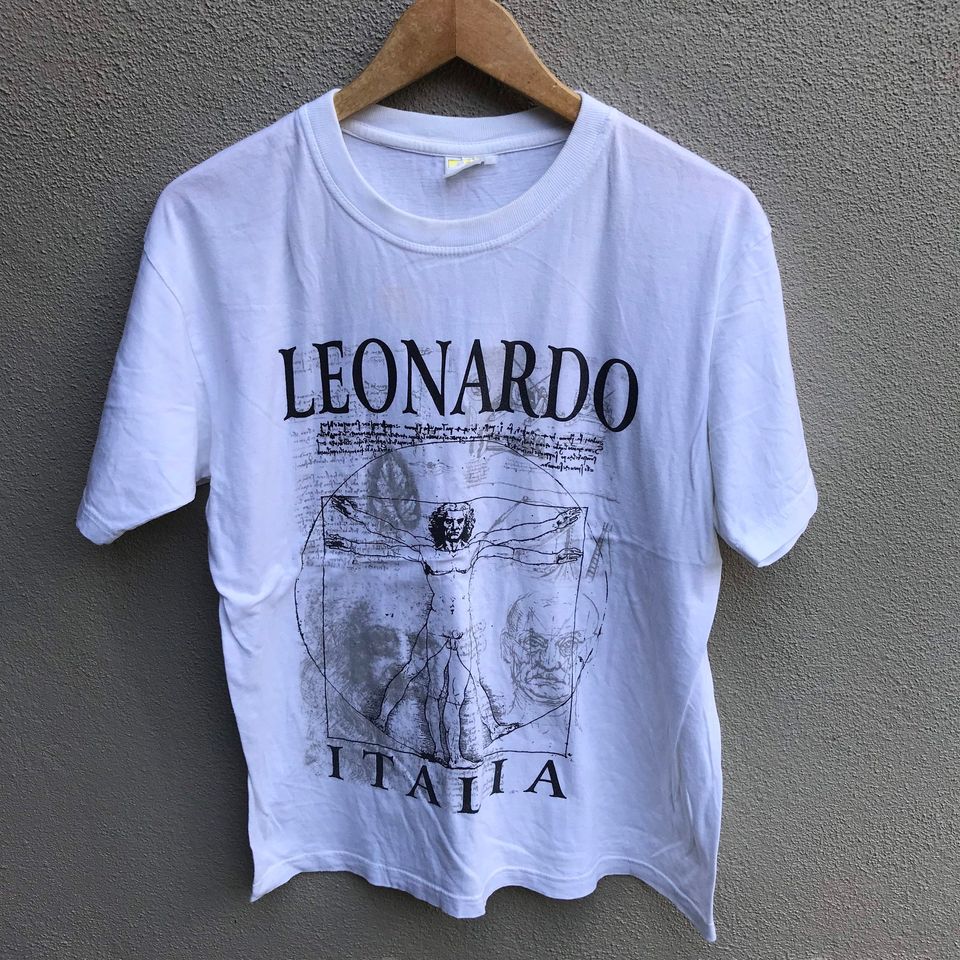 Vintage LEONARDO DA VINCI art tee