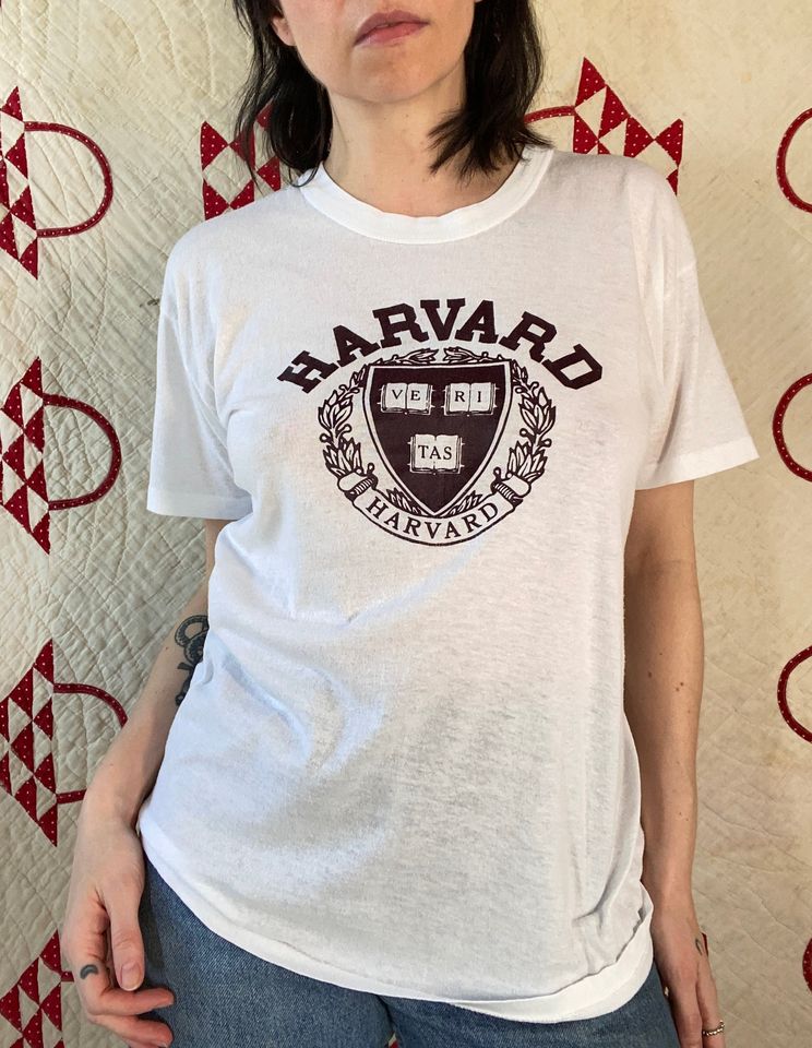 Vintage 1980s Harvard Tee