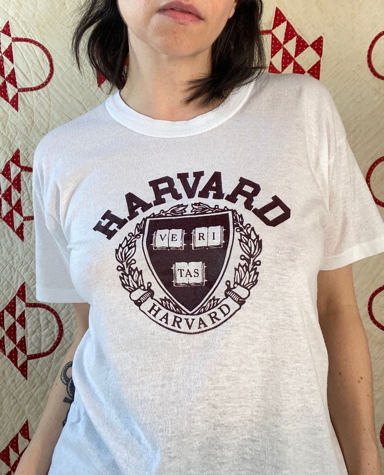 Vintage 1980s Harvard Tee