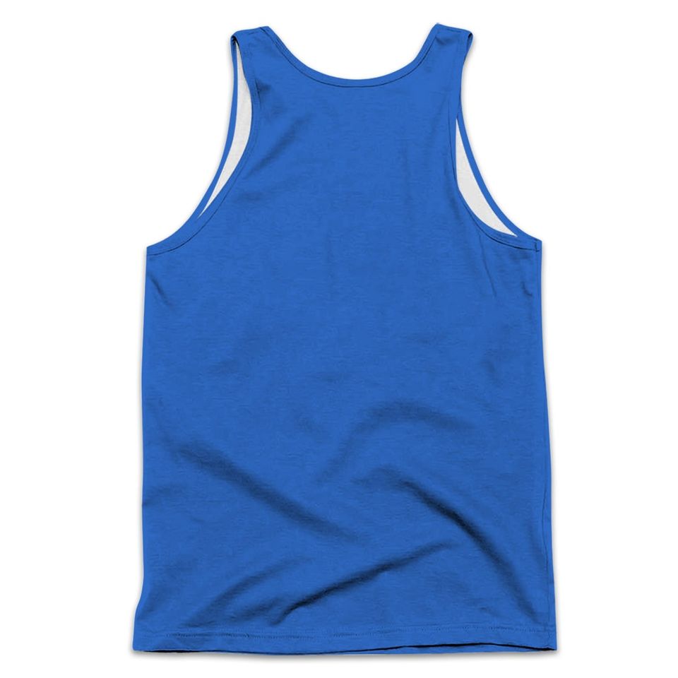 Blue Pooh And Tigger Full Print Disney Cartoon 3D Tank Top