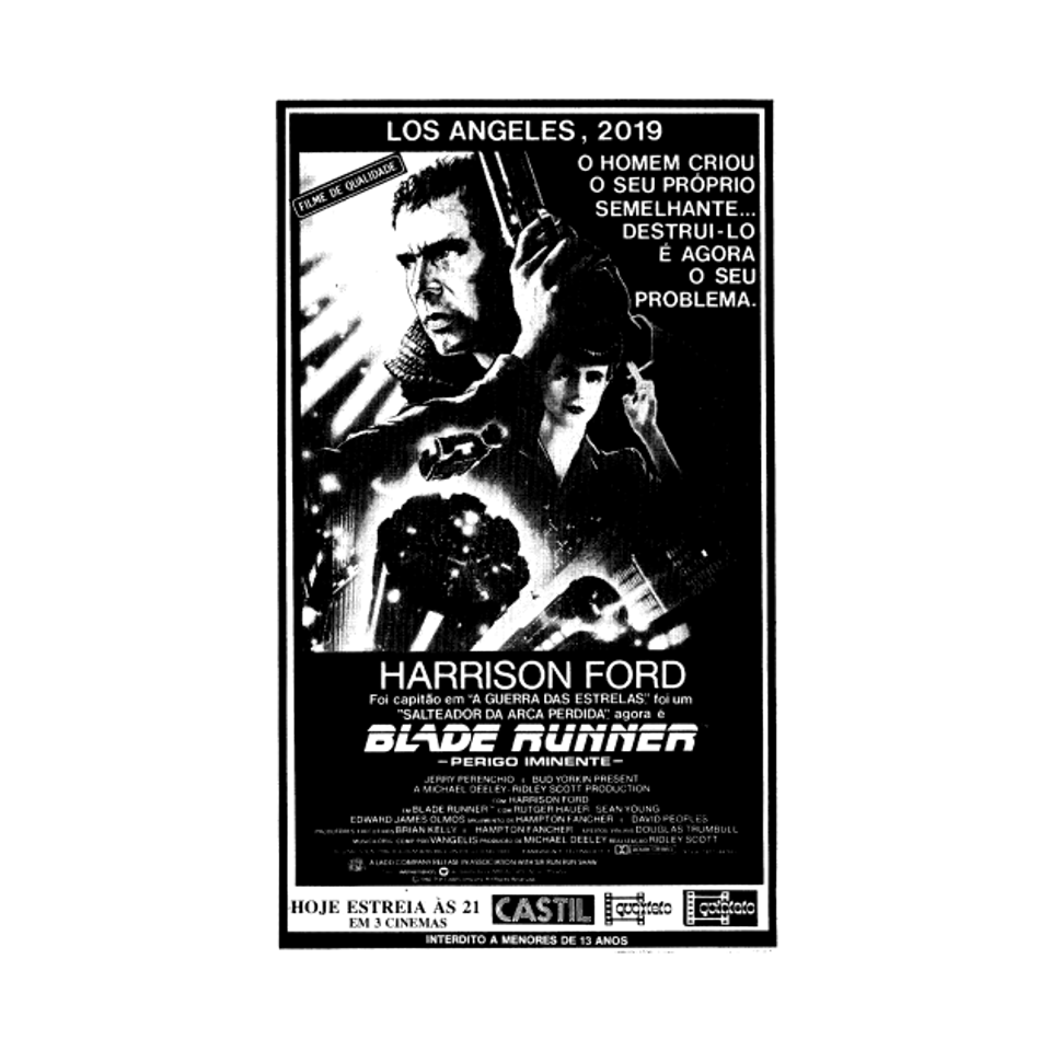 Blade Runner - Newspaper Poster - Blade Runner - T-Shirt