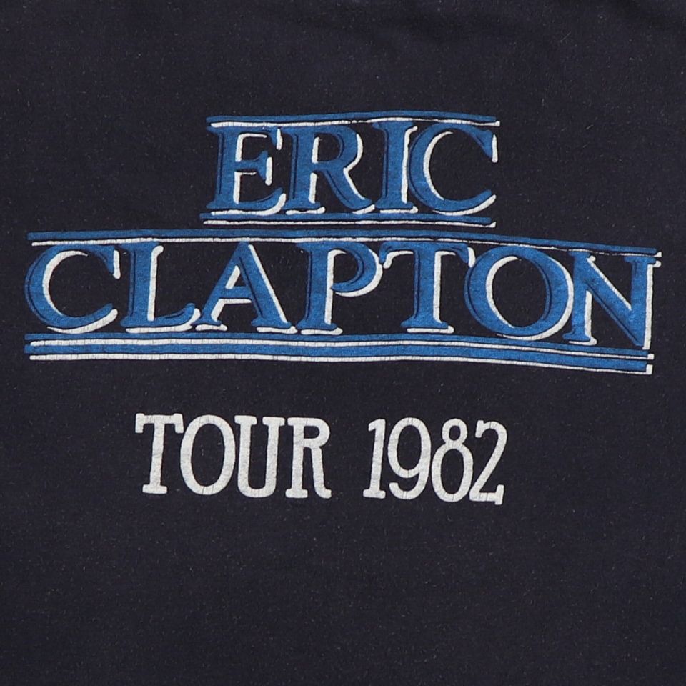 vintage 1982 Eric Clapton Tour Shirt