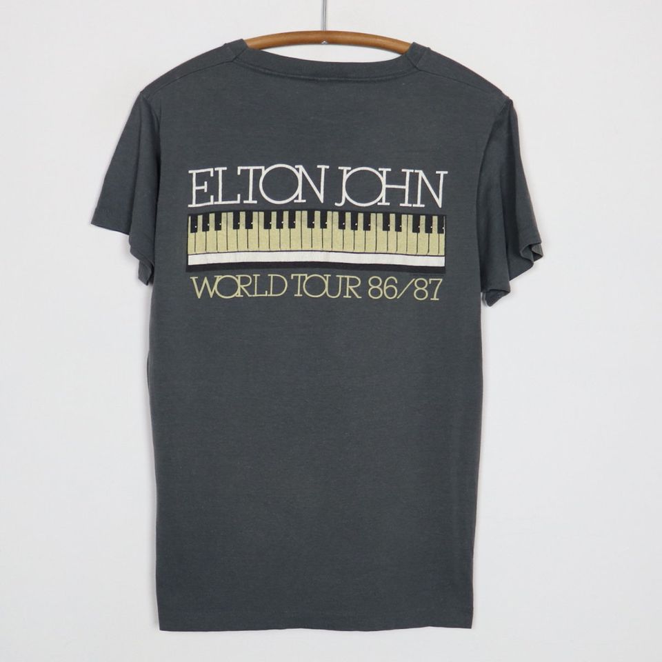 vintage 1986 Elton John World Tour Shirt