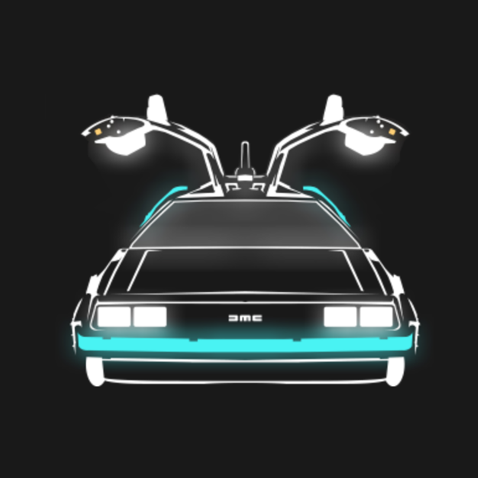 Delorean neon - Delorean - T-Shirt