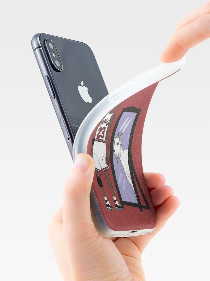 Michael Jordan Mirror GOAT iPhone Case