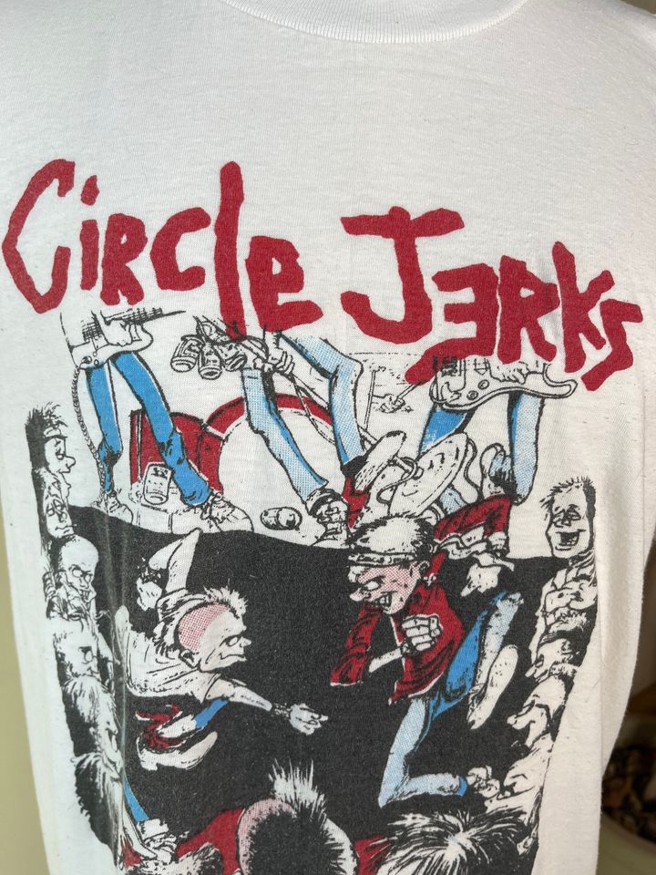 1985 Circle jerks graphic T-shirt