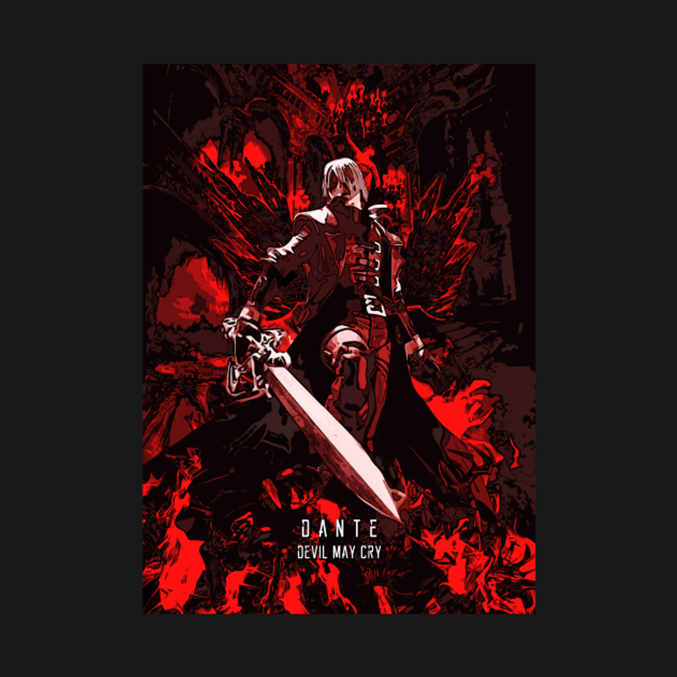 Classic Dante from Devil May Cry - Devil May Cry - T-Shirt