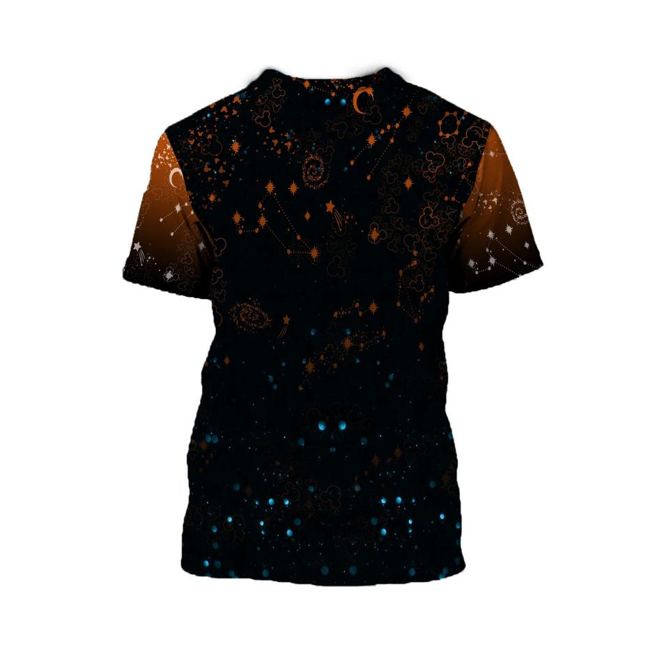 Goofy Dog Quotes Orange Black Pattern Disney Cartoon T-shirts