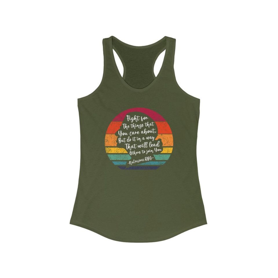 RBG Quote Tank Ruth Bader Ginsburg Quote Tank Top