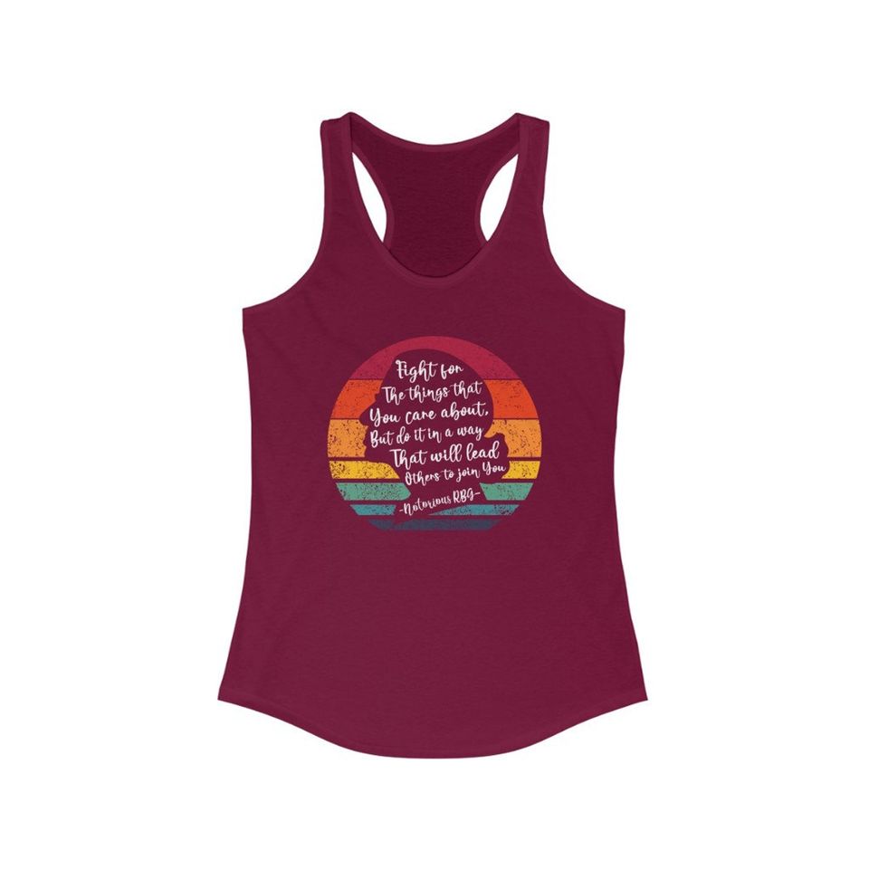RBG Quote Tank Ruth Bader Ginsburg Quote Tank Top