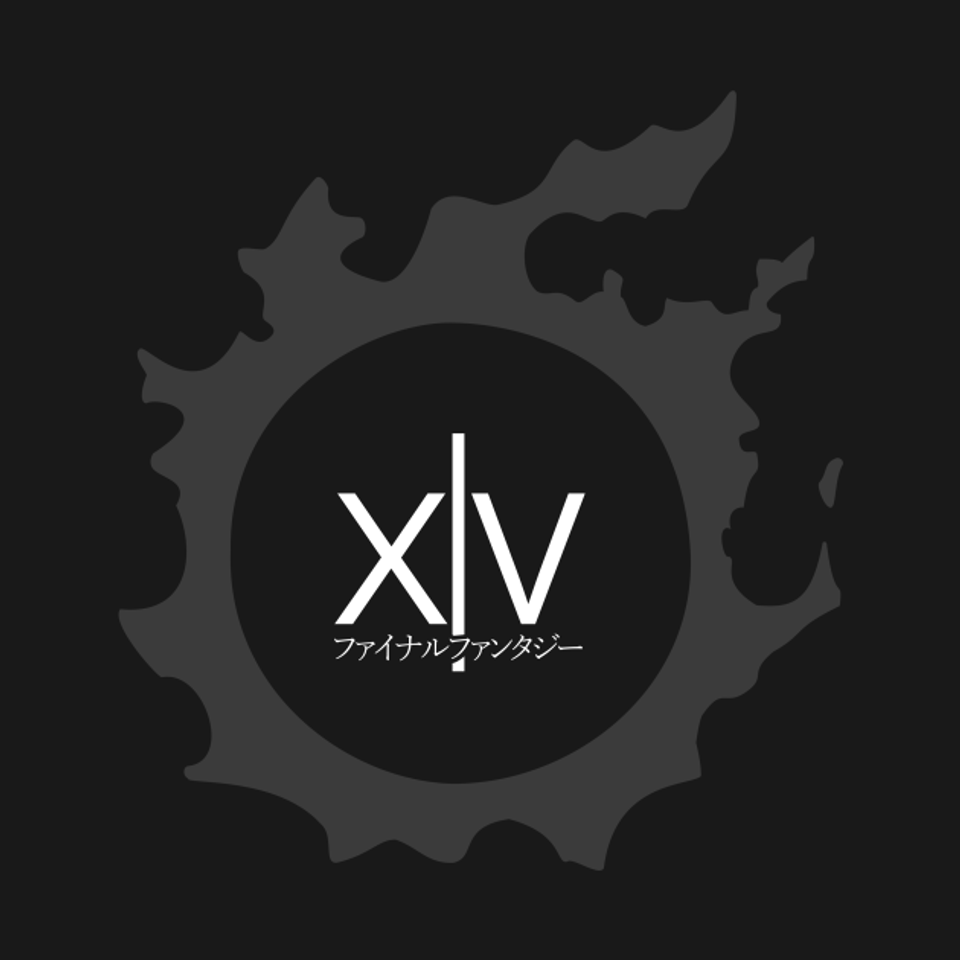 Final Fantasy XIV Logo - Final Fantasy Xiv - T-Shirt