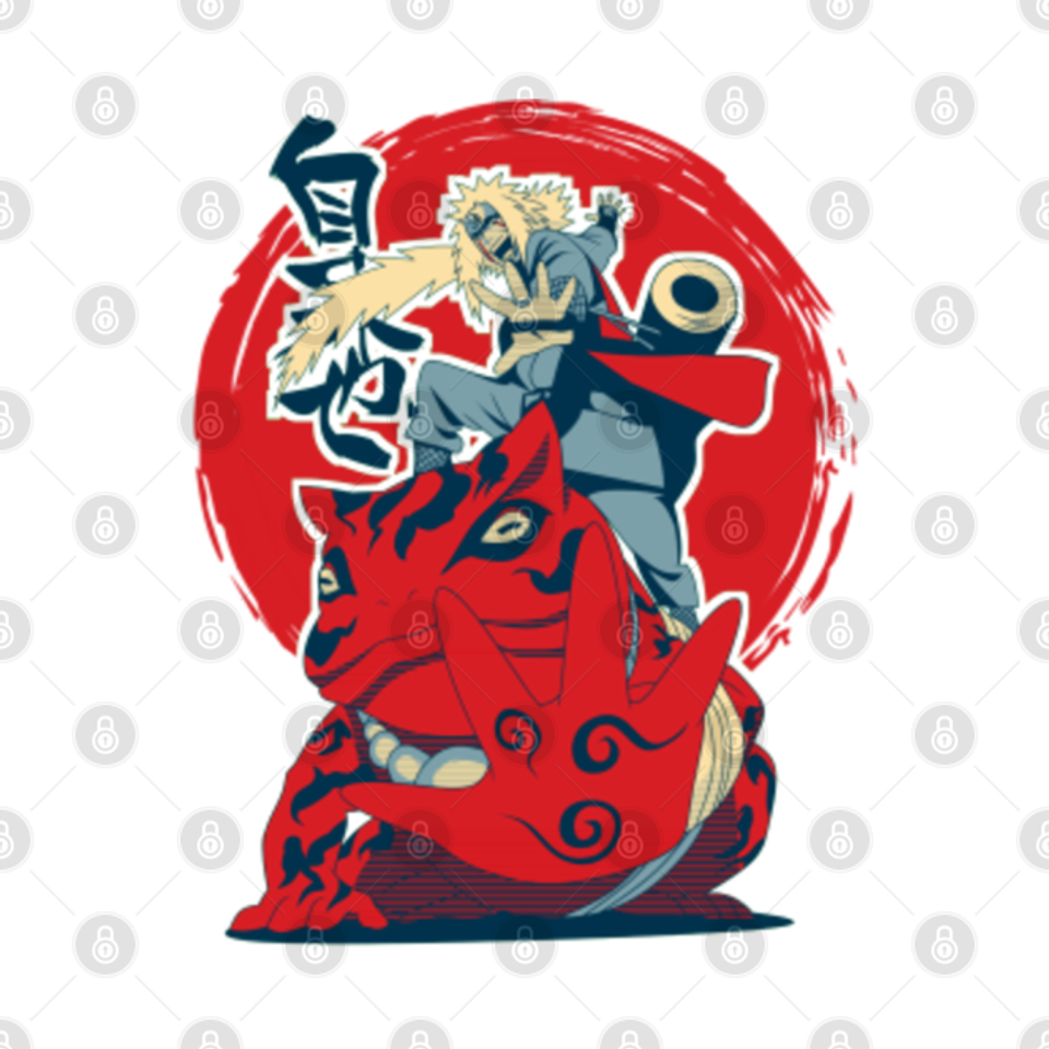 Jiraiya Gamabunta Japanese - Jiraiya - T-Shirt