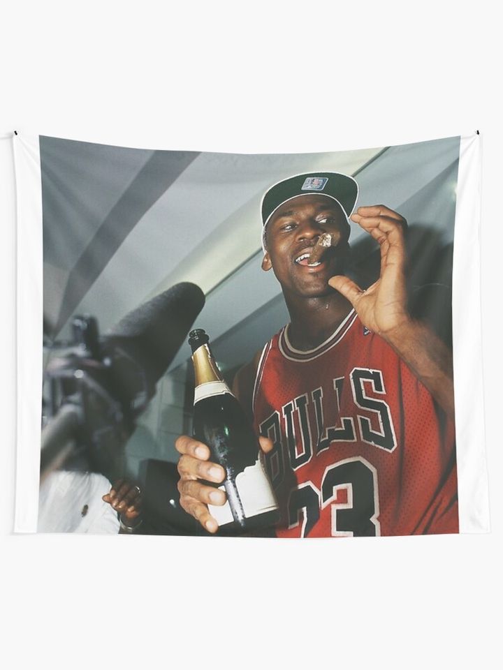 Michael Jordan Smoking  cigar Tapestry