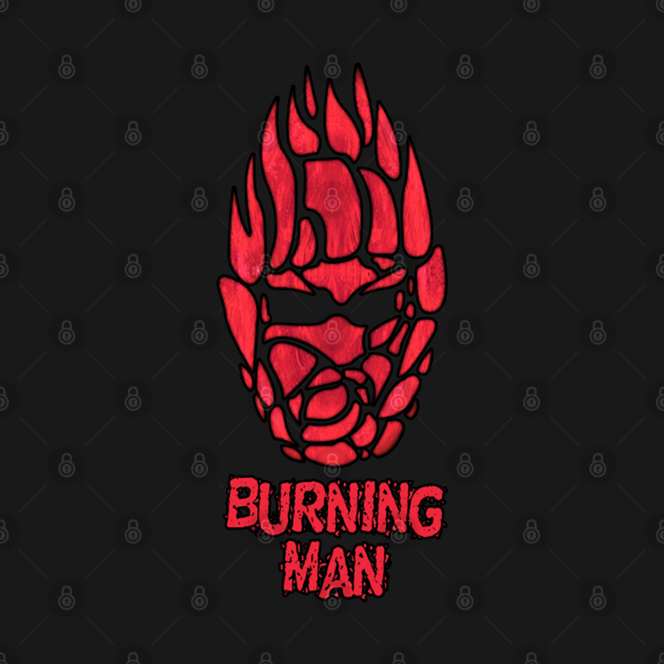 Burning Man (Red) - Burning Man - T-Shirt
