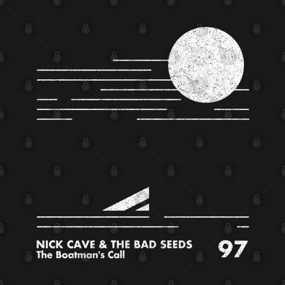 Nick Cave / Minimal Graphic Design Tribute T-Shirt - Nick Cave - T-Shirt