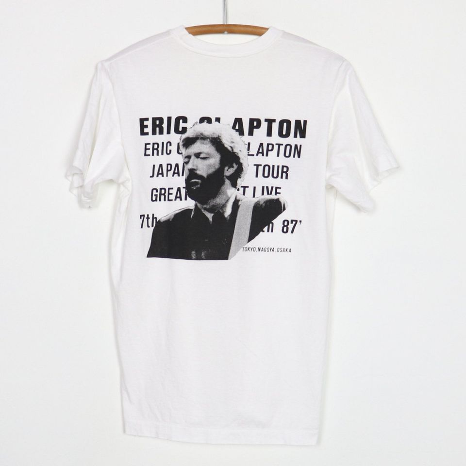 vintage 1987 Eric Clapton Japan Tour Shirt