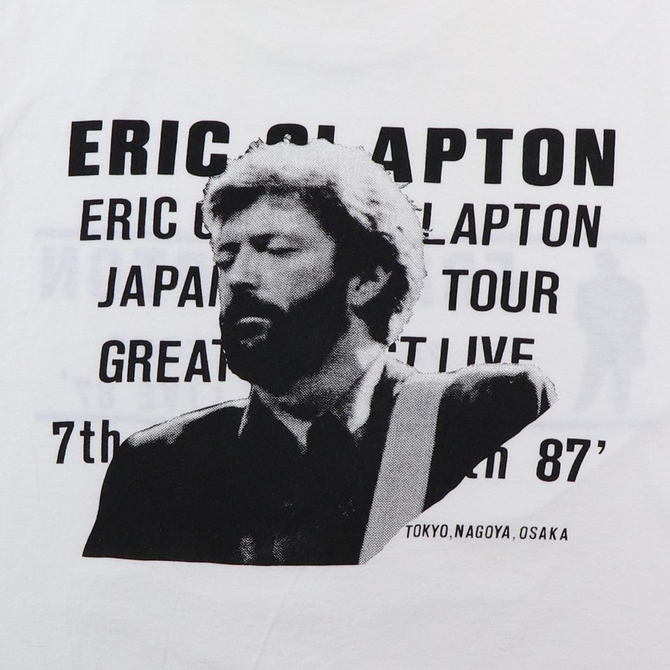 vintage 1987 Eric Clapton Japan Tour Shirt