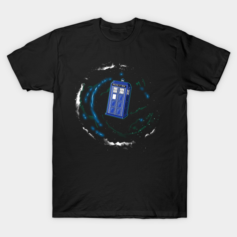 Space and Time and the Universe - Tardis - T-Shirt