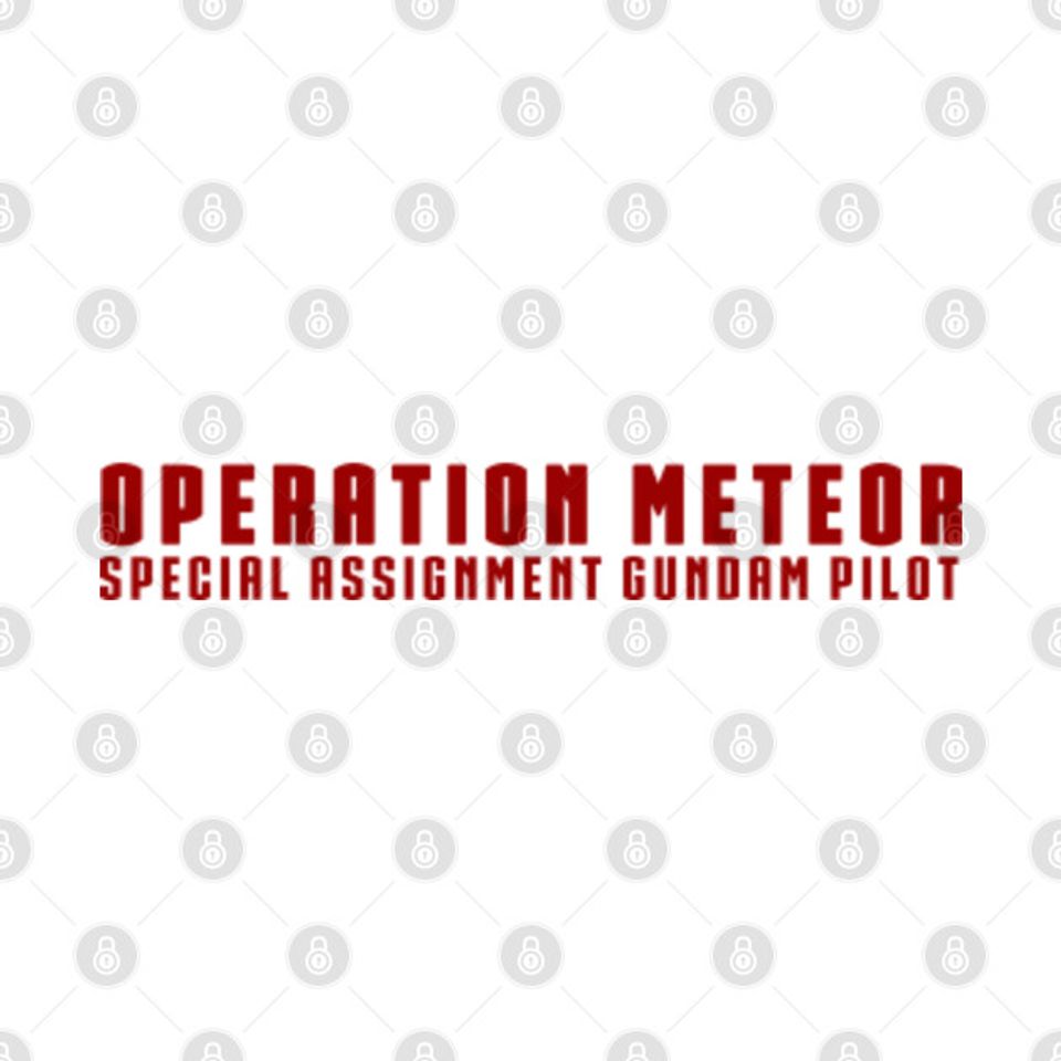 Gundam Wing: Operation Meteor - Gundam - T-Shirt