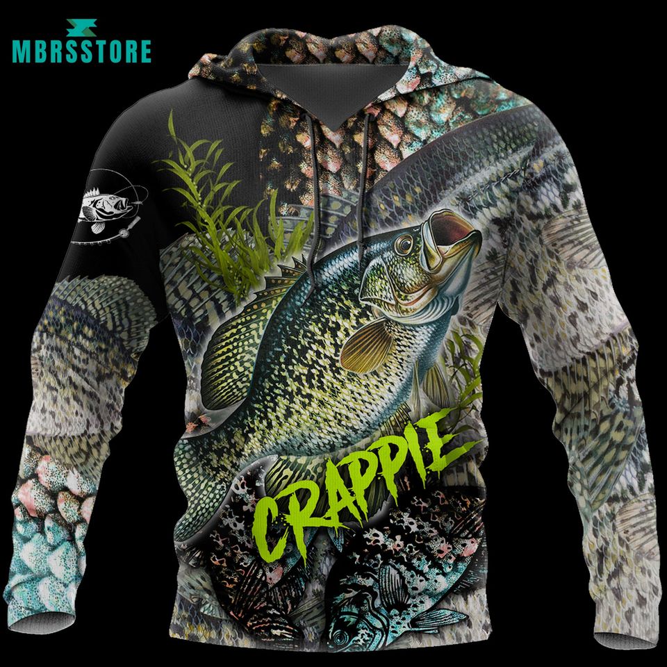 Crappie Fishing Hoodie 3D