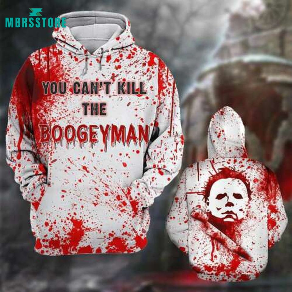 Booge Yman Horror You Can't Kill Michael Myers 3D Hoodie