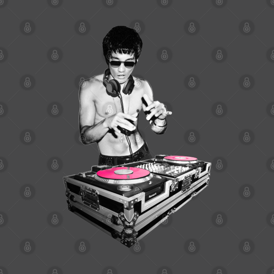 Bruce Lee Dj Vintage Party (mod - remaster) - Bruce Lee - T-Shirt