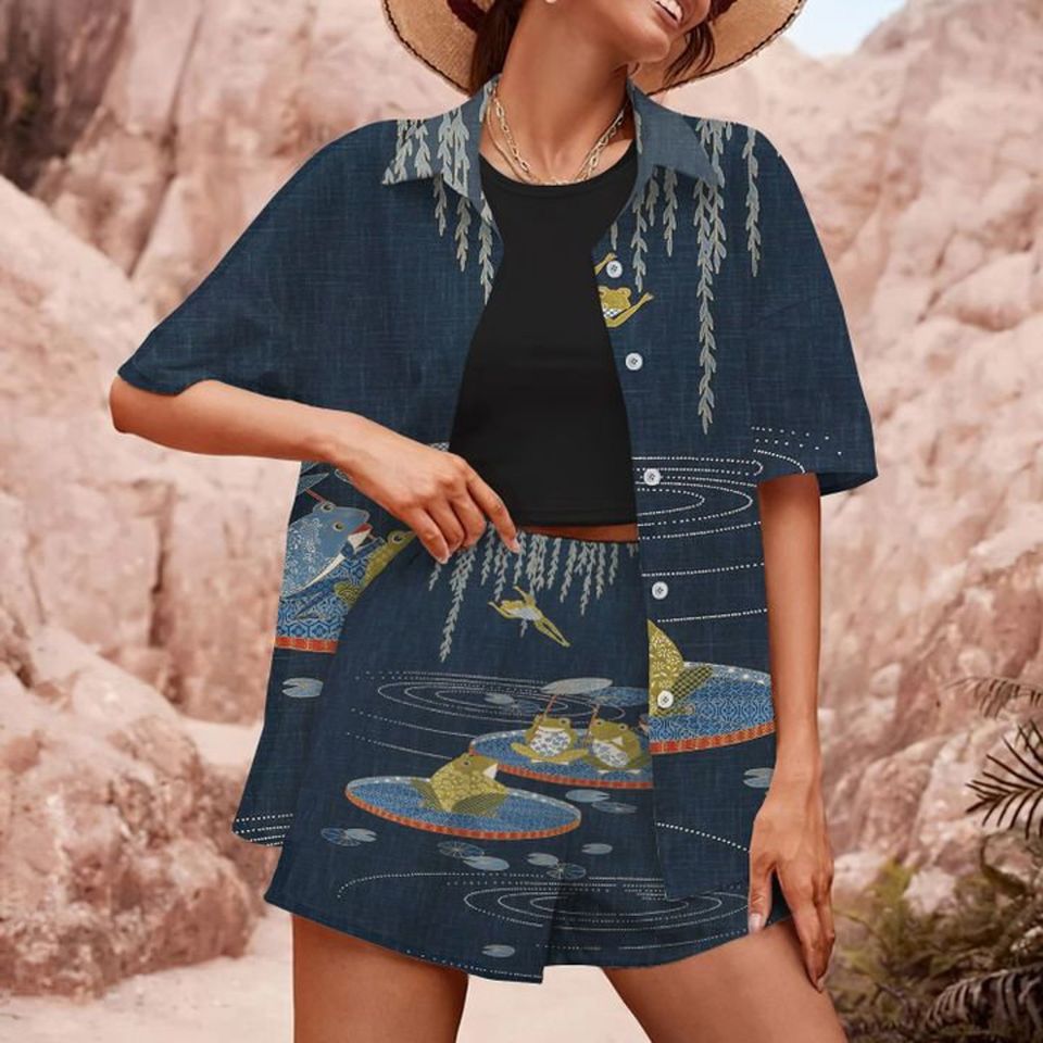 Frog And Toad Hawaiian Shirt