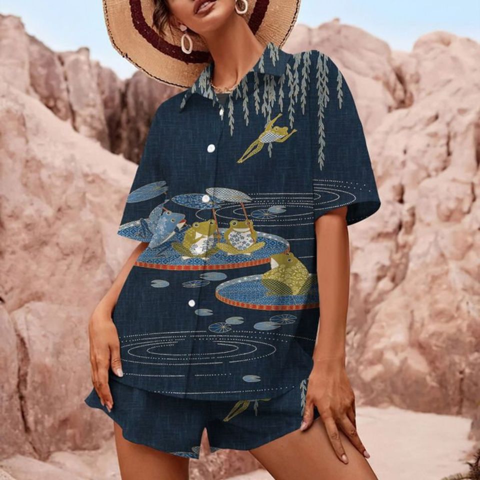 Frog And Toad Hawaiian Shirt