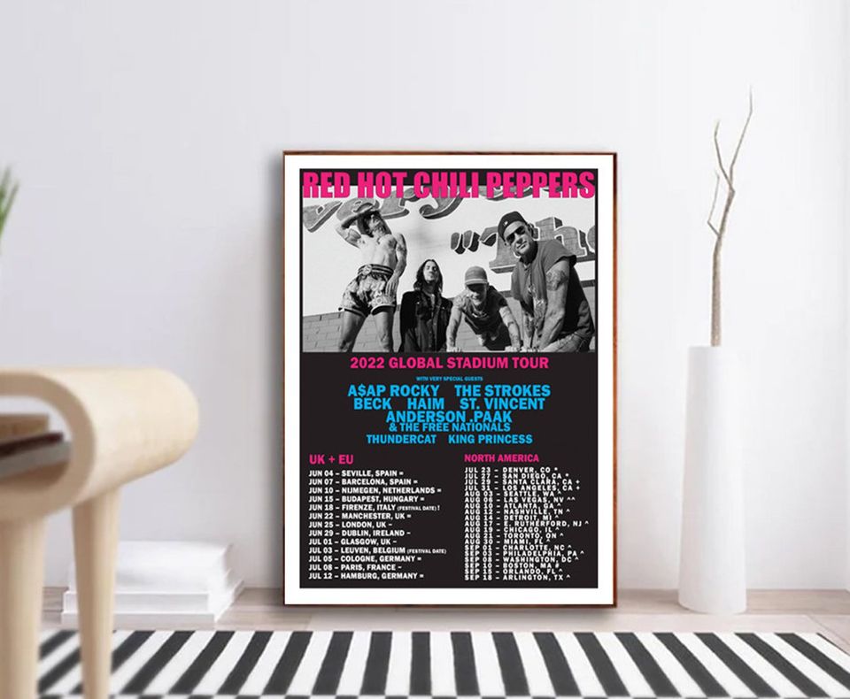 Red Hot Chili Peppers Tour 2022 Poster