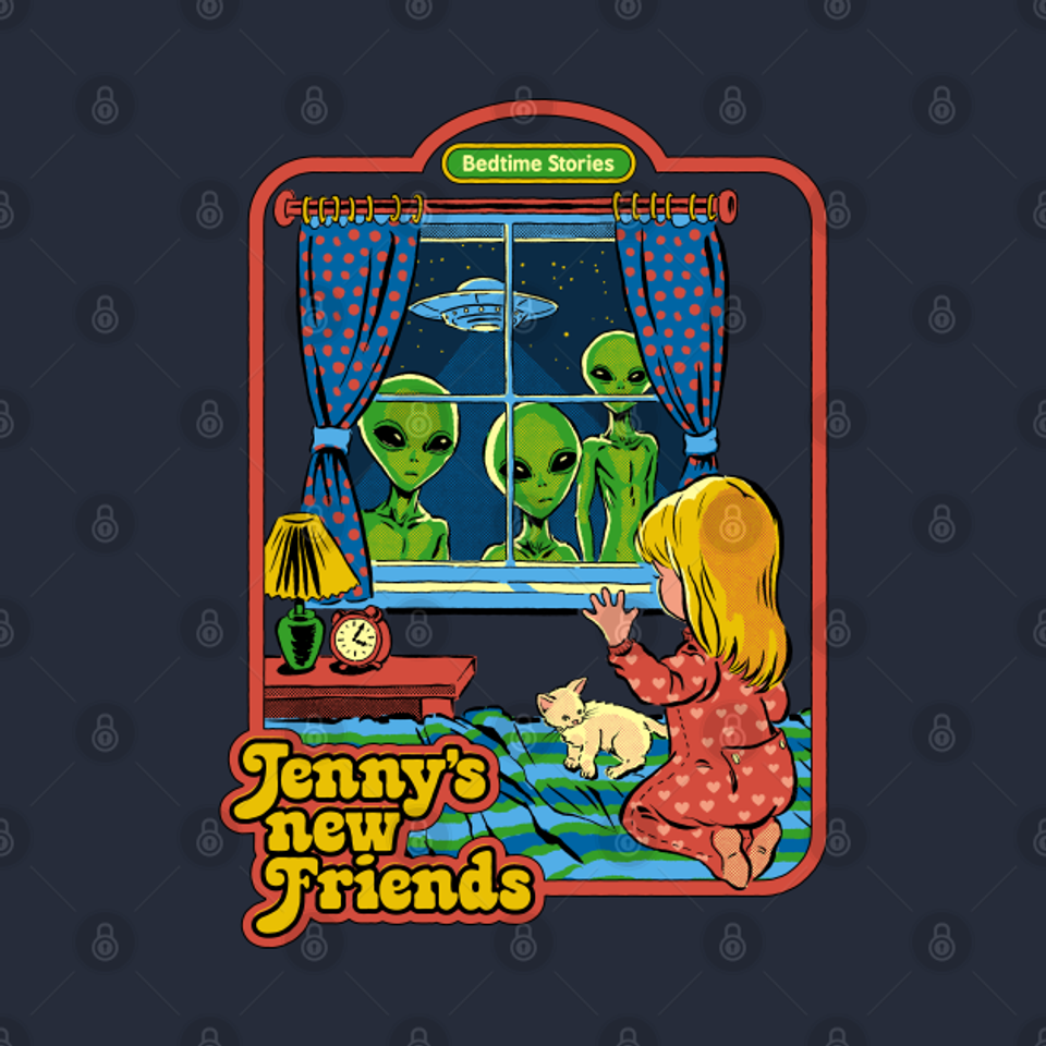 Jenny's New Friends - Aliens - T-Shirt