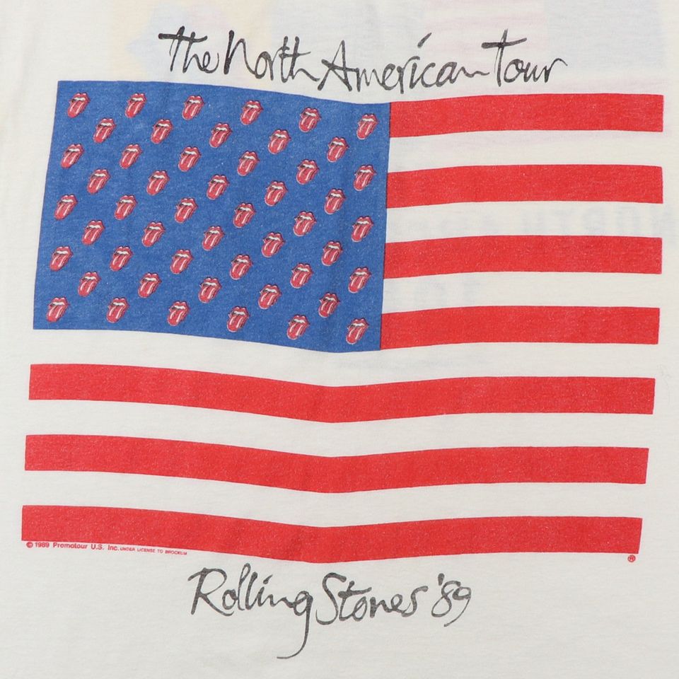 vintage 1989 Rolling Stones Steel Wheels Tour Shirt