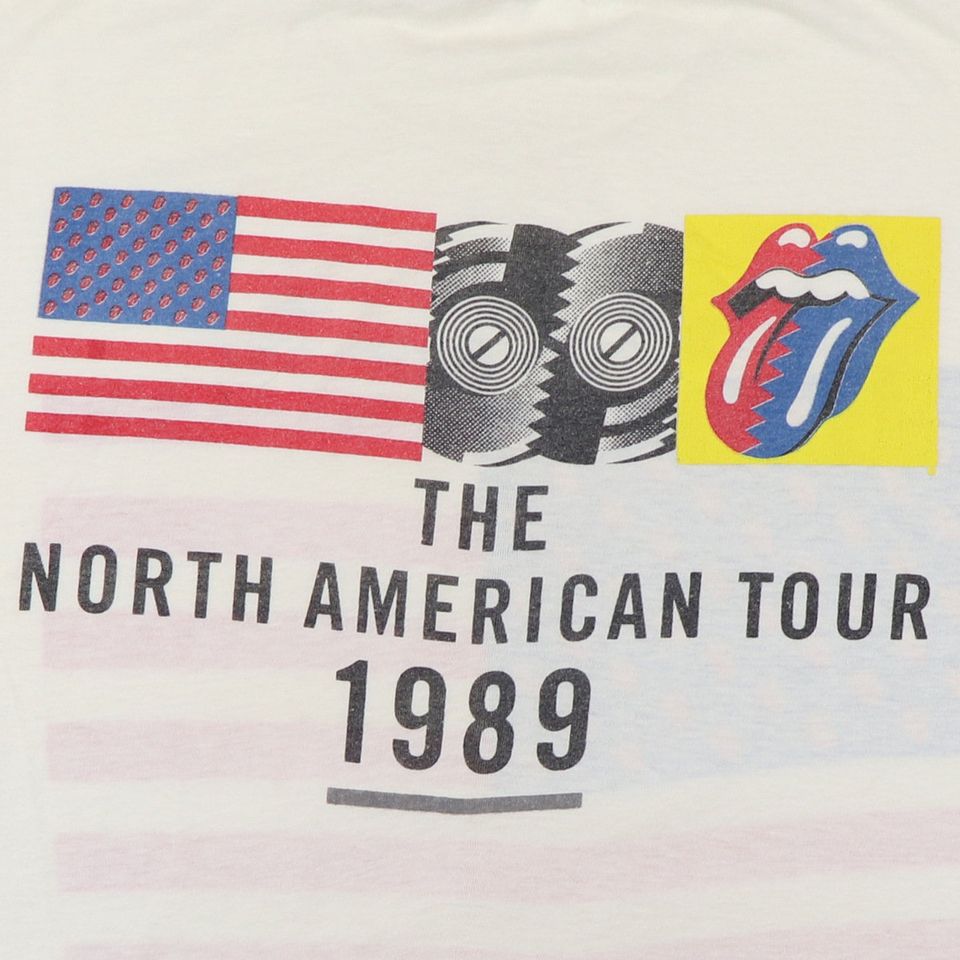 vintage 1989 Rolling Stones Steel Wheels Tour Shirt