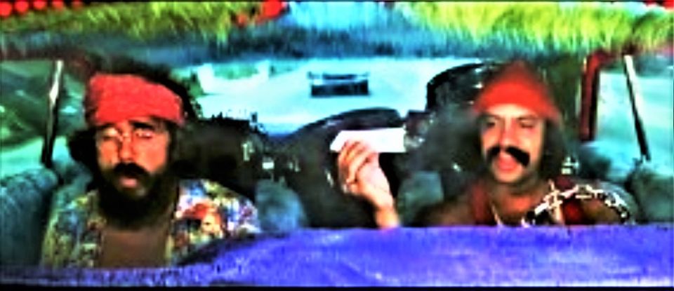 Cheech and Chong Car Sun Shade