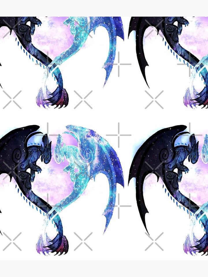 Dragon Heart Toothless and Light Fury Backpack