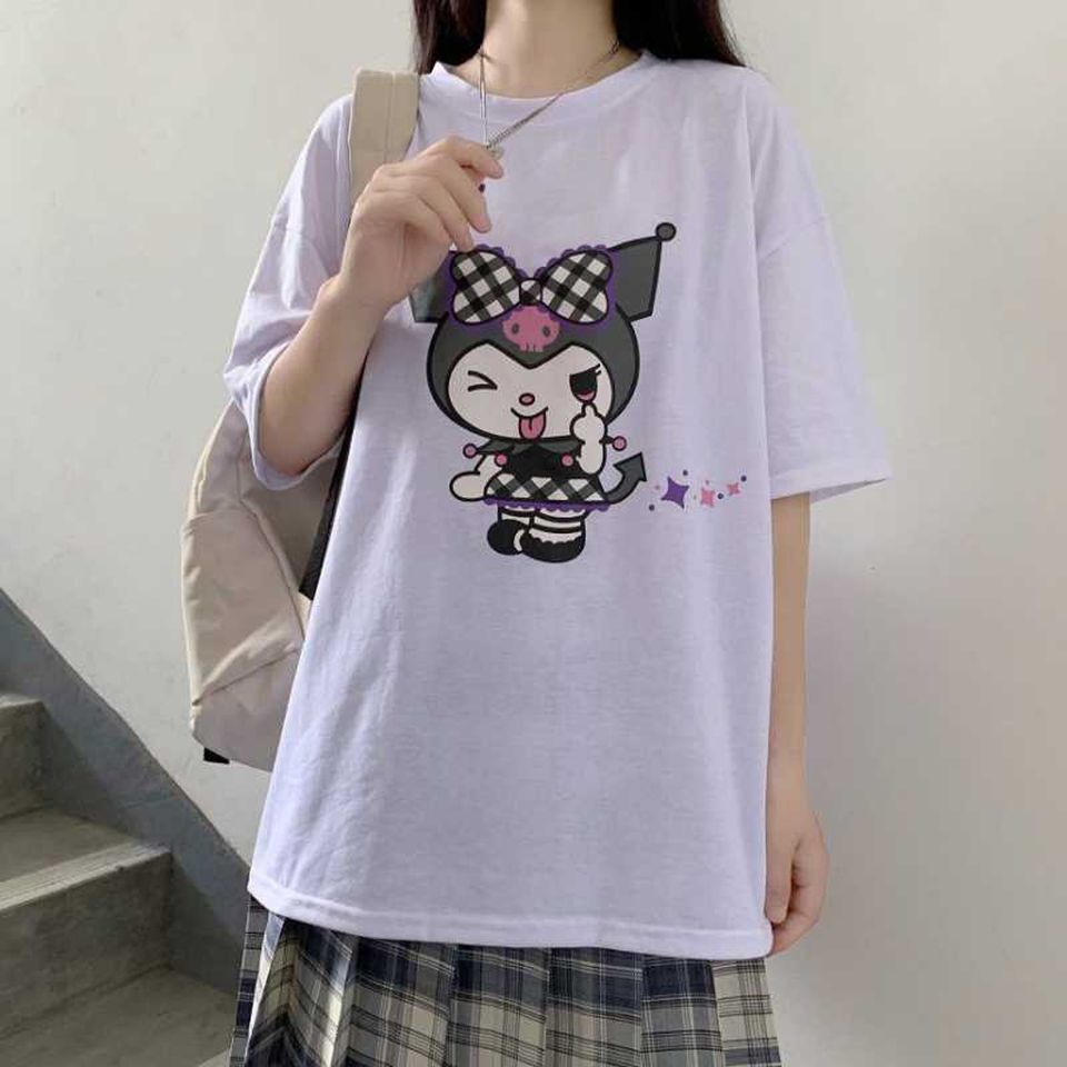 Black Kuromi Shirt, Anime Shirt Harajuku