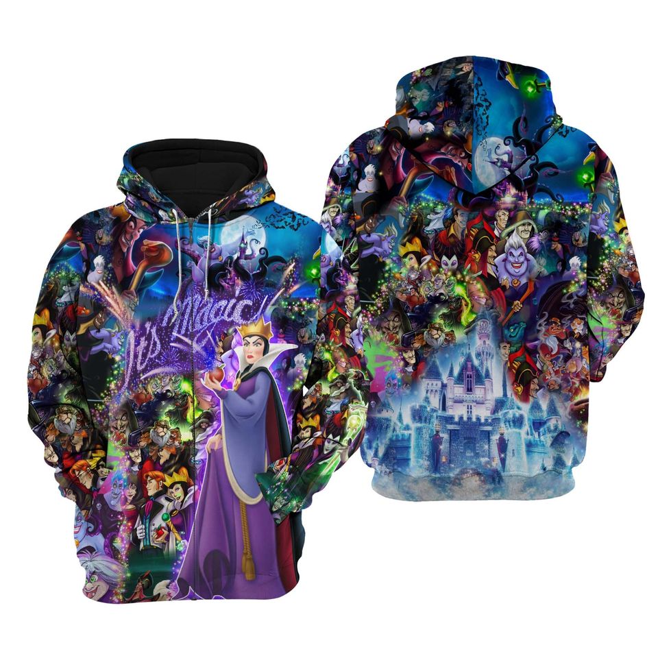 Maleficent Villains Magical Glitter | Disney 3D Hoodie