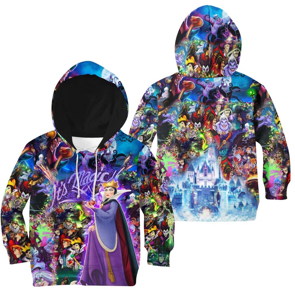 Maleficent Villains Magical Glitter | Disney 3D Hoodie