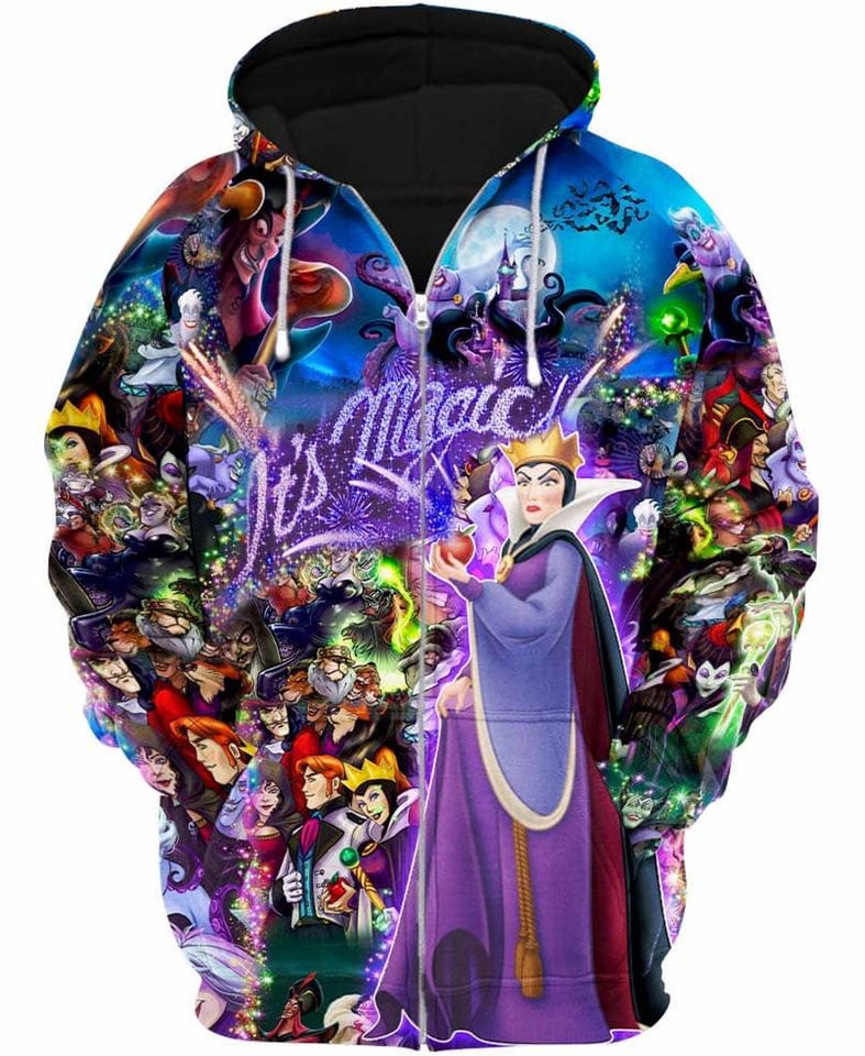 Maleficent Villains Magical Glitter | Disney 3D Hoodie