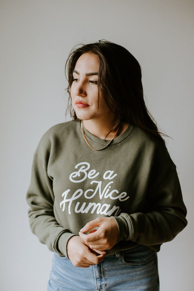 Be A Nice Human Sweatshirt