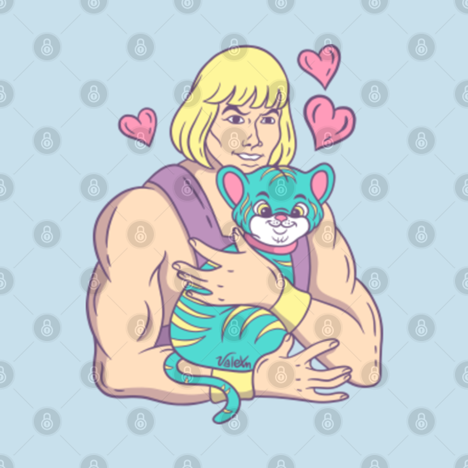 He-Man's Cat - He Man - T-Shirt