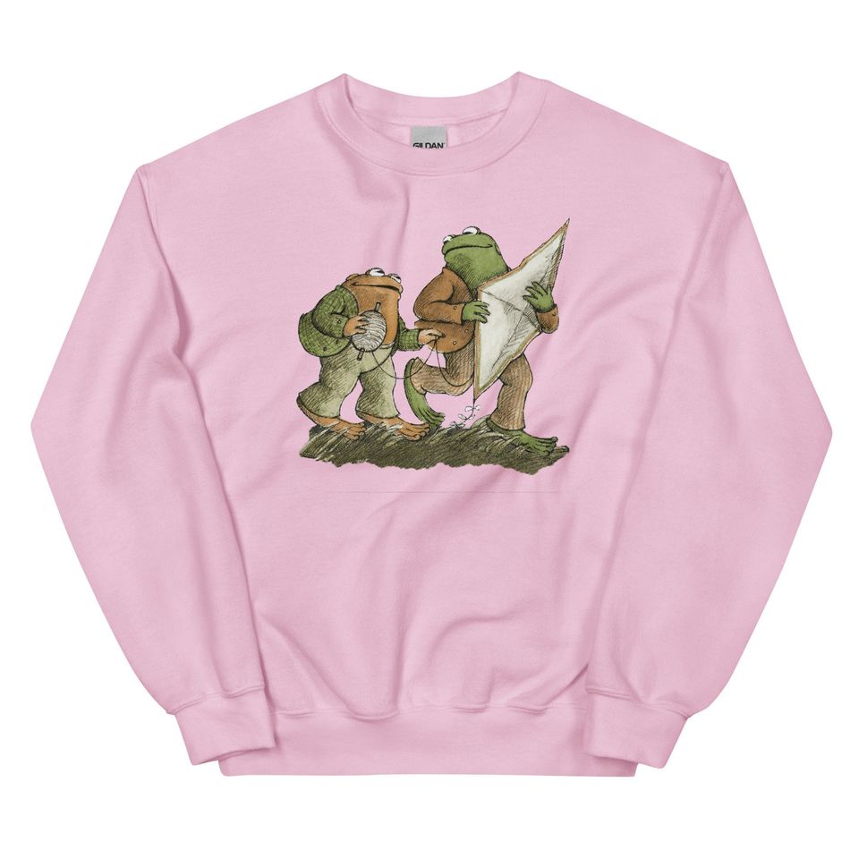 Frog and Toad Fly a Kite Sweatshirt, Frog and Toad Sweater, Frog and Toad