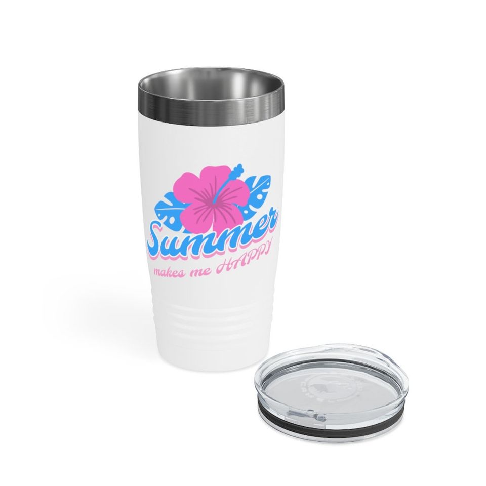 Summer makes me happy Tumbler, 20oz
