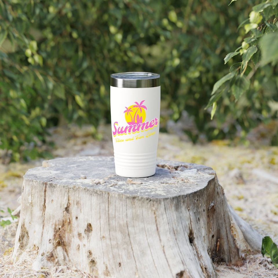 Summer Vibes and Tan Lines Tumbler, 20oz