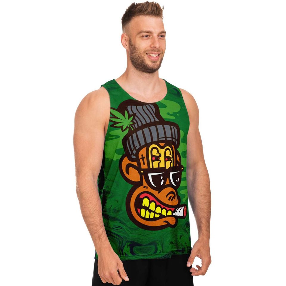 Stoned Mankey Unisex 3D Tank Top
