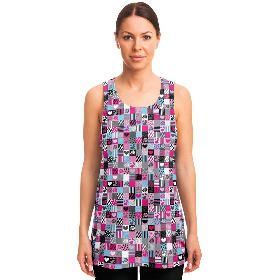 Love Squares 3D Tank Top