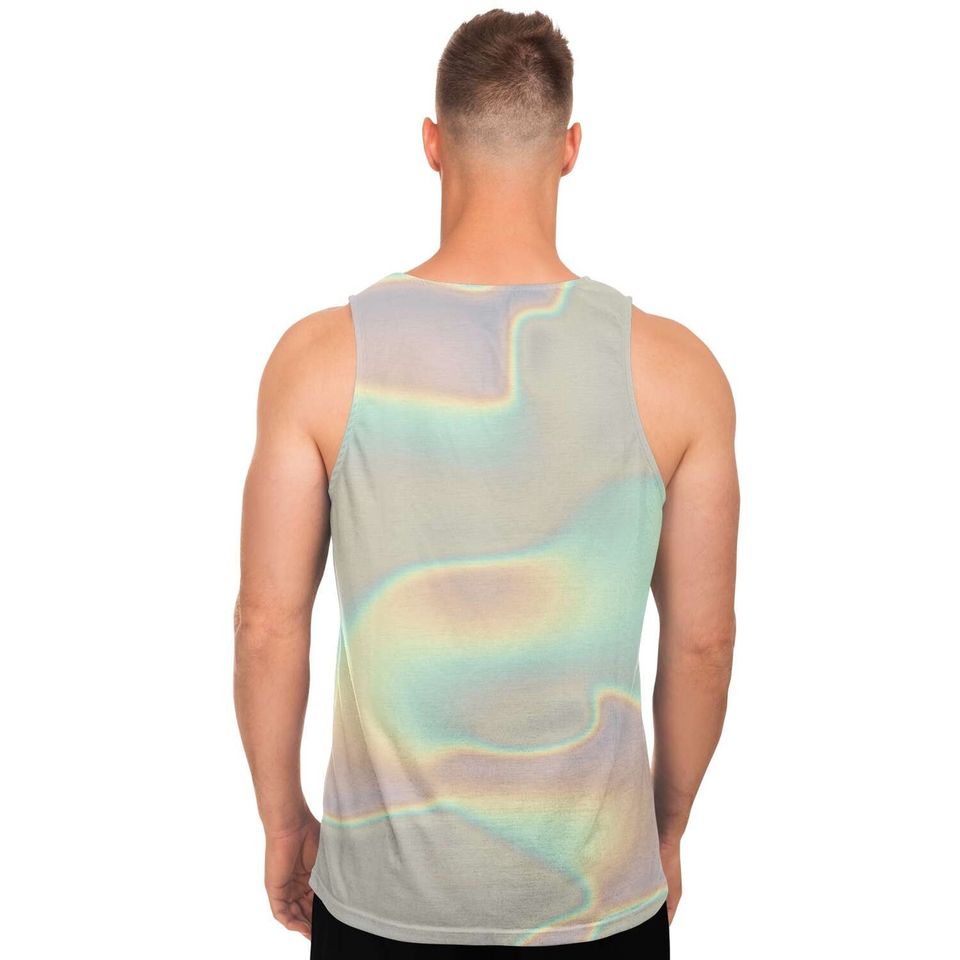 Ombre Holographic Cloud 3D Tank Top