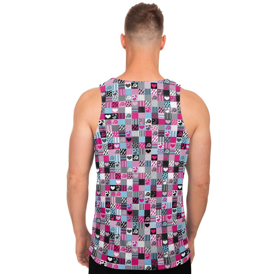 Love Squares 3D Tank Top