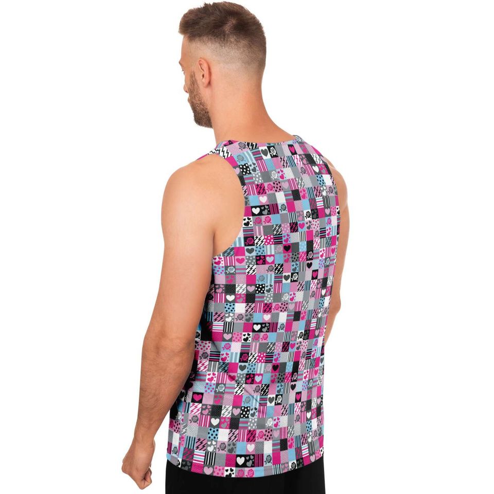 Love Squares 3D Tank Top