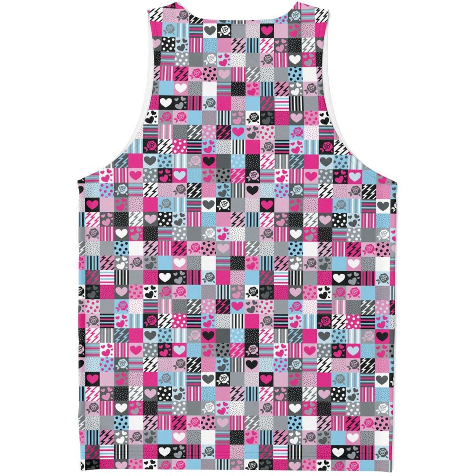 Love Squares 3D Tank Top