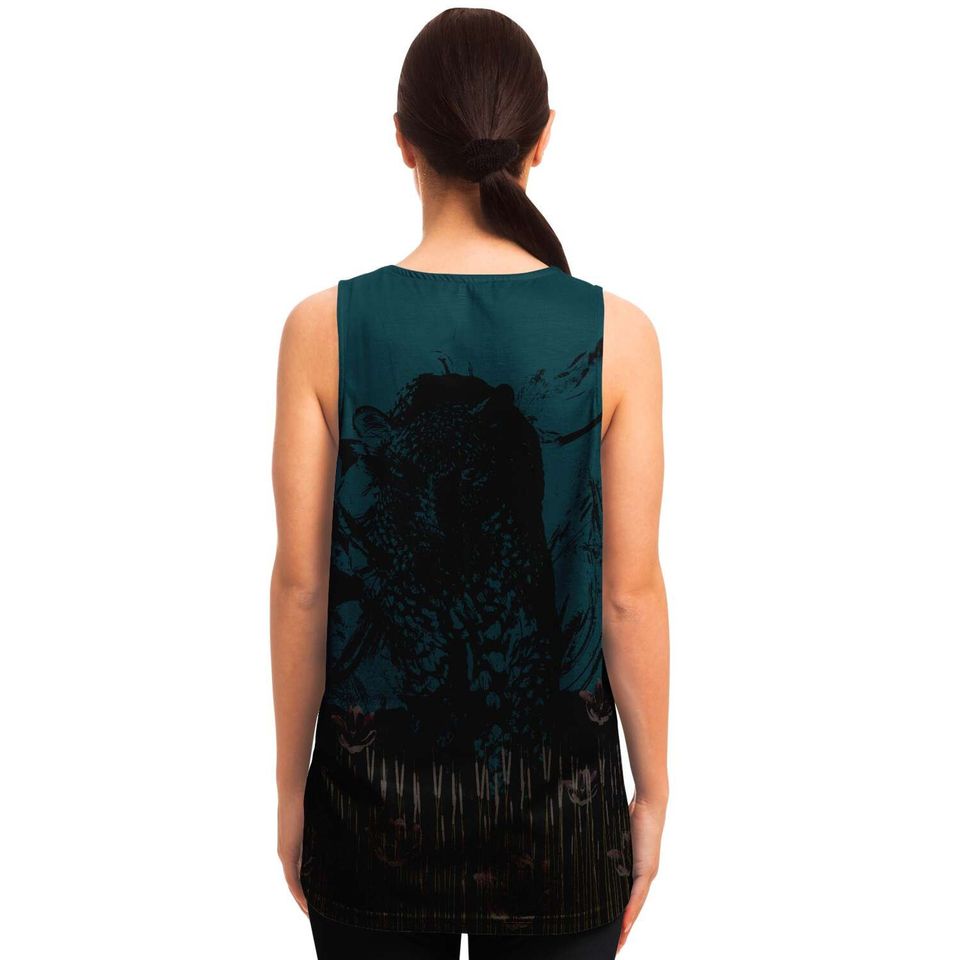 Abstract Leopard Forest 3D Tank Top